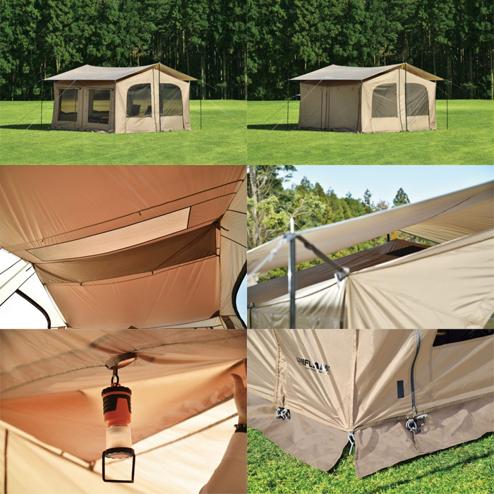 ユニフレーム UNIFLAME レボ REVOスクエアメッシュウォール 4×4 タン TAN 682319