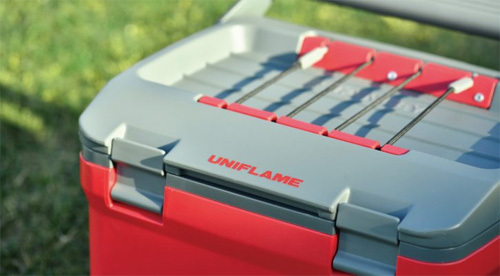 ユニフレーム UFロゴステッカー小 トリオ 690116