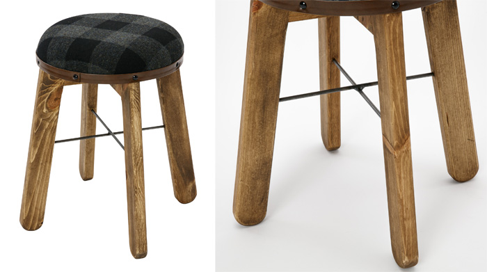 ペンドルトン ウッディバッファローチェックハイチェア ブルーグリーンバッファローチェック 32086 19801839086000