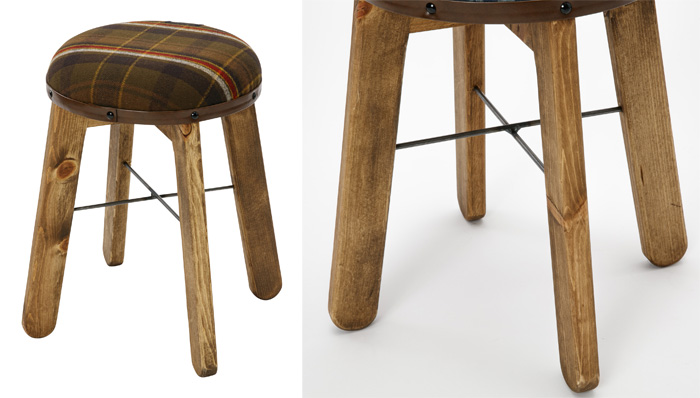 ペンドルトン ウッディハイチェア グリーンブラウンプレイド 32331 19802175331000