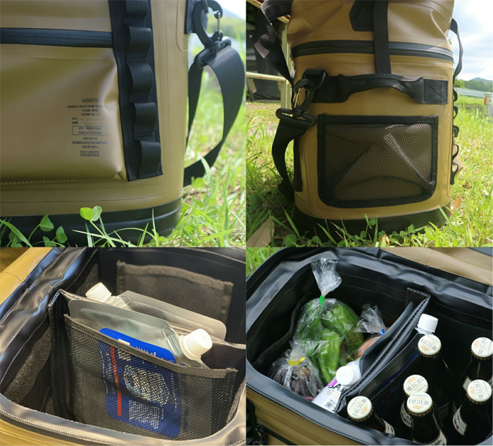 アッソブ AS2OV 420D TPU WELDER ソフトクーラーバッグ 35L ベージュ 422200-20