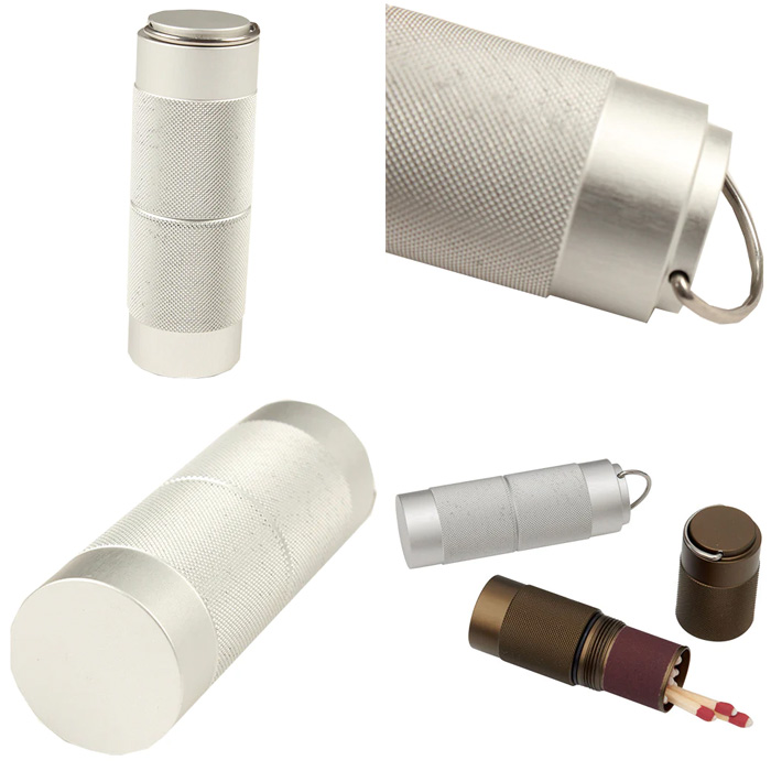 エイアンドエフ A&F 防水アルミマッチボックス シルバー 00800056063000