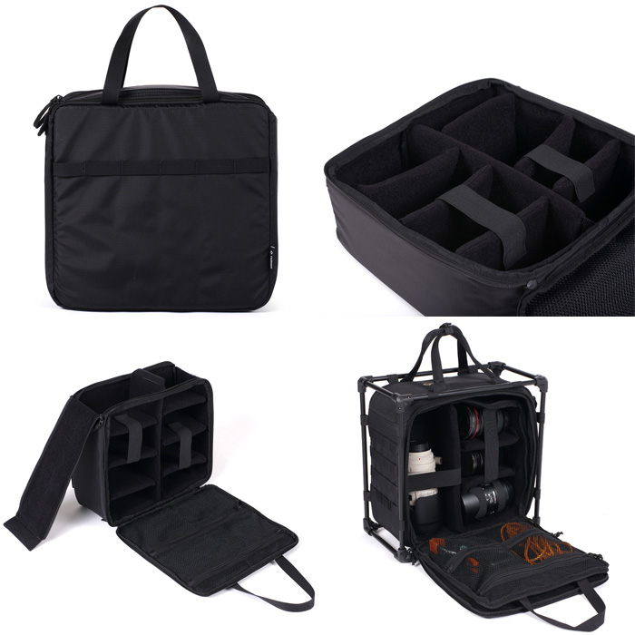 ヘリノックス Helinox フィールドオフィスM用 パテッドインナーバッグ ブラック 19755020000000