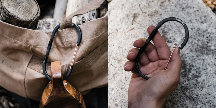 ベアボーンズ BAREBONES ワイヤーゲート カラビナ Lサイズ ブラック 20230032001007