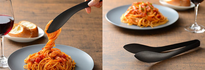 オークス AUX もりつけトング ブラック AUT1404