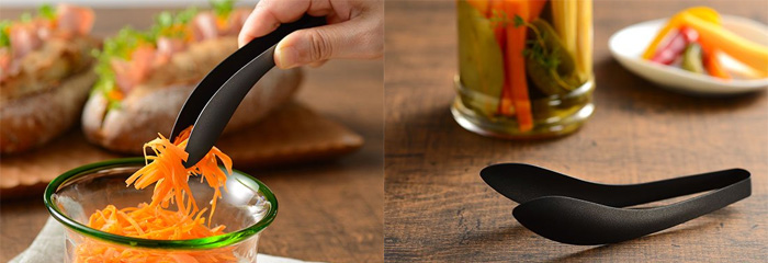 オークス AUX ごはんのおともトング ブラック AUT1405