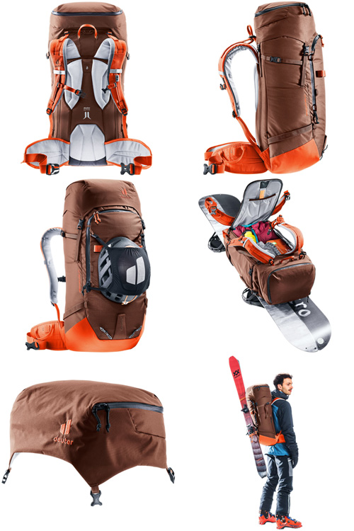 ドイター フリースケープ プロ 40+ アンブラ×パパイヤ D3300322-6902