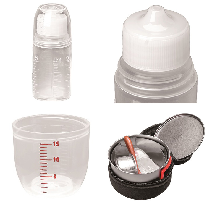 エバニュー アルコールボトル with キャップ 30ml EBY650