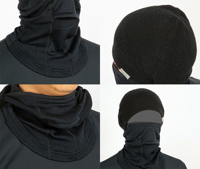 ファイントラック バラクラバビーニー ブラック FHU0224-BK