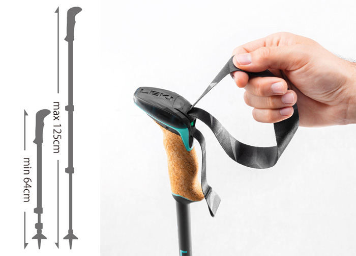 レレキ LEKI クレシダ AS グレー1300484-100