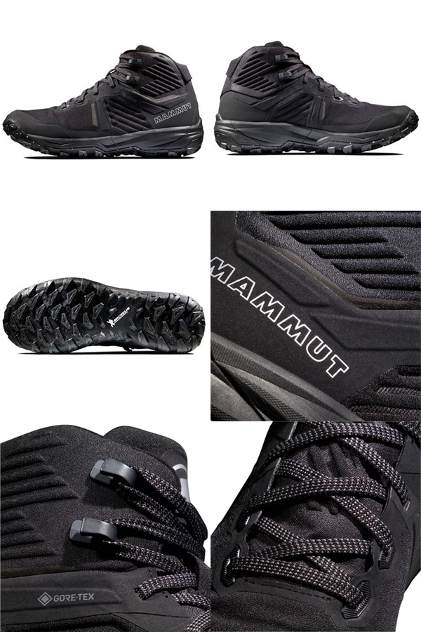 マムート Ultimate III Mid GTX Women ブラック 24.5cm 3030-04690