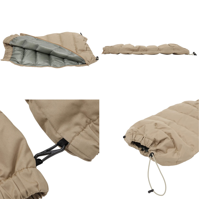 ナンガ NANGA コットンピーチダウンレッグウォーマー