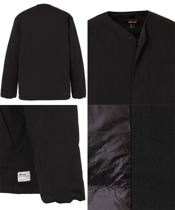 ナンガ NANGA タキビリップストップインナーダウンカーディガン メンズ