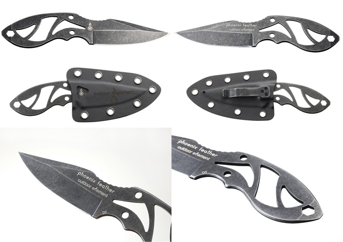 アウトドアエレメント OUTDOOR ELEMENT フェニックス フェザー サバイバルナイフ 61114