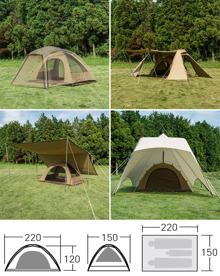 オガワ ogawa インナー1522 2-3人用 2606