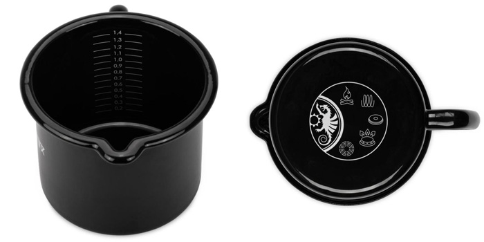 ペトロマックス Petromax エナメルミルクポット 1.4L ブラック 13961