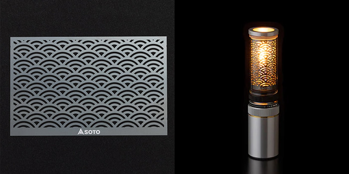 ソト SOTO ひのと Hinoto オーナメント 青海波 SOD-2604SG