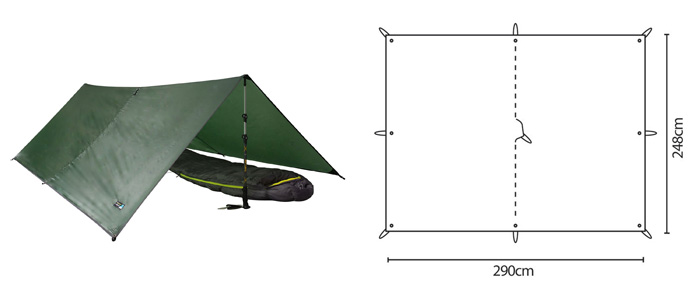 テラノヴァ TERRA NOVA コンペティションタープ2 43CT2