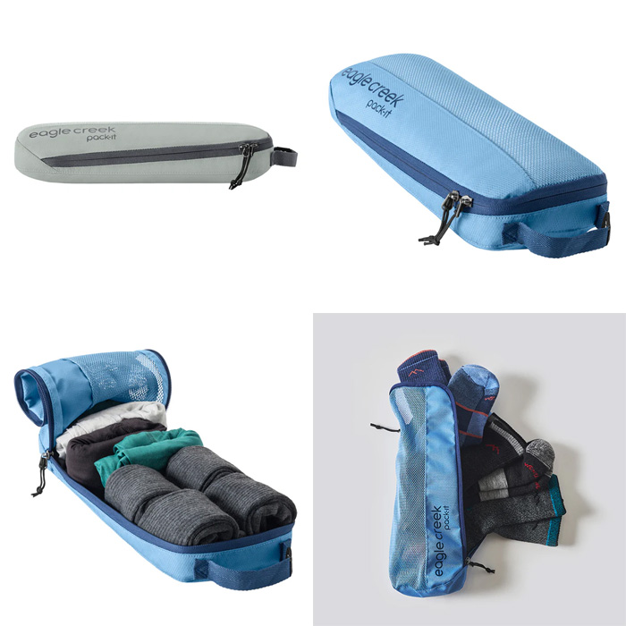 イーグルクリーク EagleCreek パックイット リヴィール スリムキューブ Ｍ ストームグレー 11862365367000