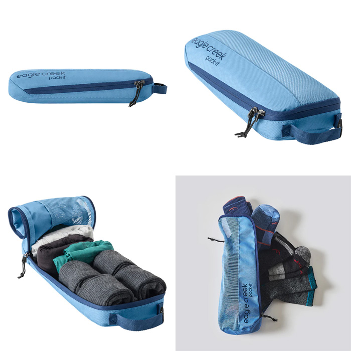 イーグルクリーク EagleCreek パックイット リヴィール スリムキューブ Ｍ ブルードーン 11862365424000