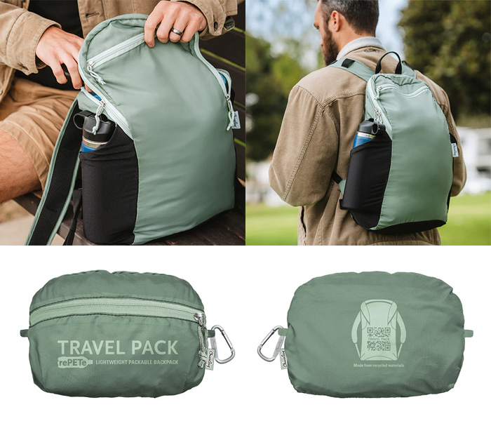 チコバッグ  CHICOBAG トラベルパック rePETe + Refine セージ 19430031108000