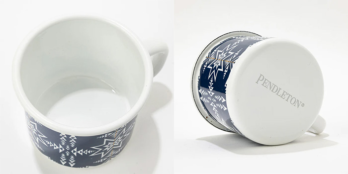 ペンドルトン PENDLETON エナメル 7cm スモールマグカップ プレインスター 19802308024000