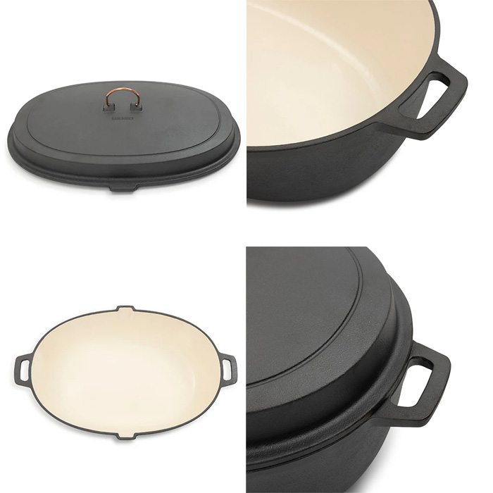 ベアボーンズ エナメルライン キャストアイアン ロースター ブラック 20235537010000