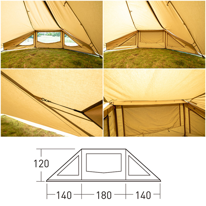 オガワ ogawa タッソ メッシュスクリーン ヘプタゴン 3511