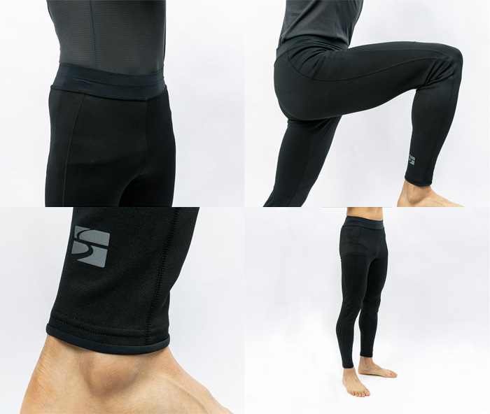 ファイントラック メンズ フラッドラッシュタイツ ブラック Lサイズ FWM0133-BLCK