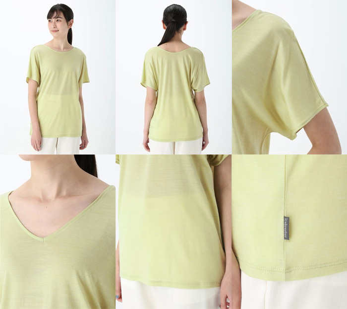 アイスブレーカー ドライデン リバーシブル ショートスリーブ トップ レディース IB0A56ES