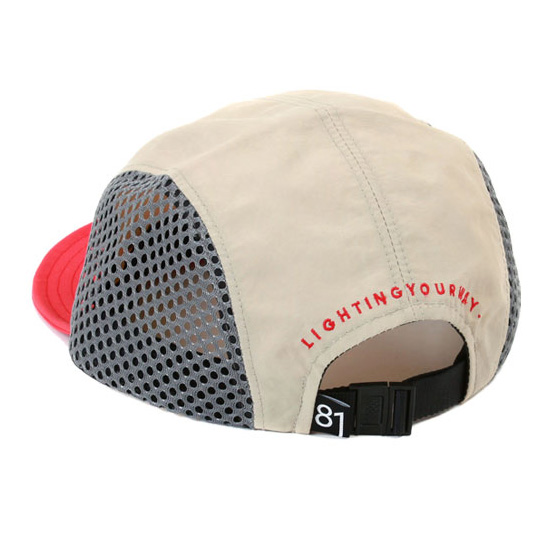 マイルストーン milestone オリジナルキャップ MSC-018 ベージュ×レッド