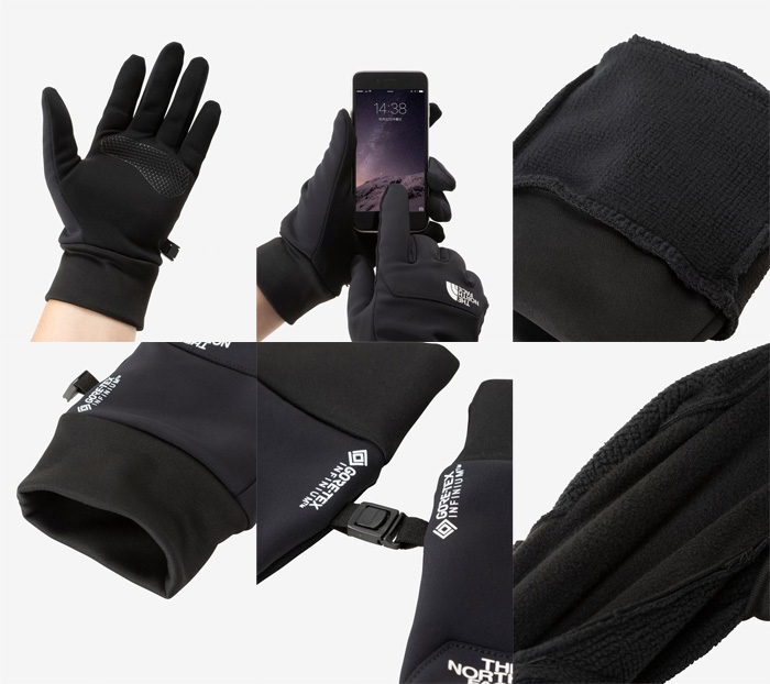 ザ・ノース・フェイス ウインドストッパーイーチップグローブ ユニセックス NN62309