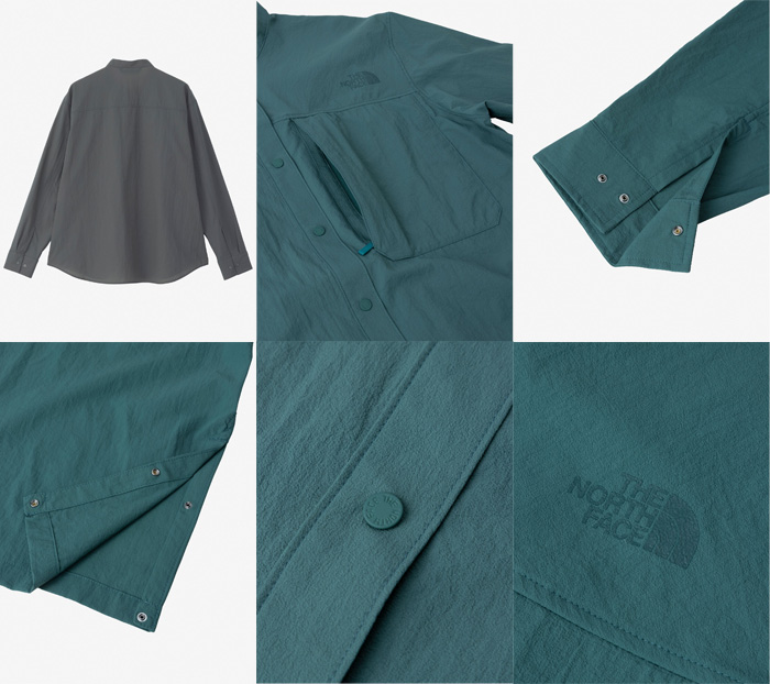 ザ・ノース・フェイス ハイカーズシャツ レディース ヒューズボックスグレー NRW12401-FG