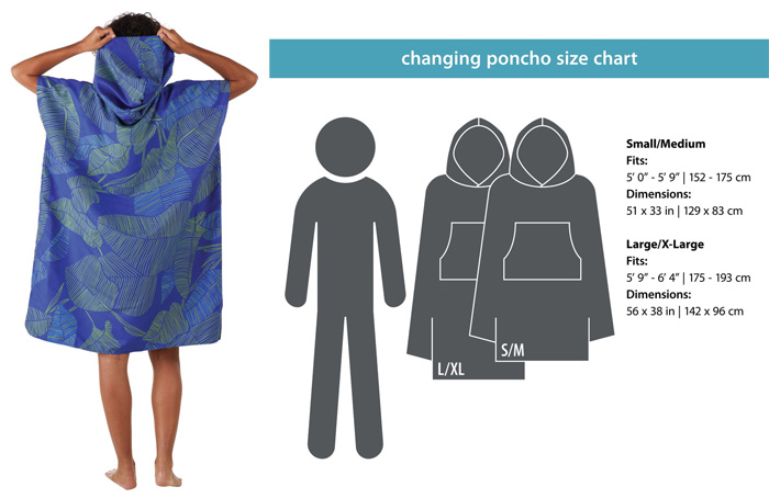パックタオル PackTowl チェンジングポンチョ ボタニカル 29185