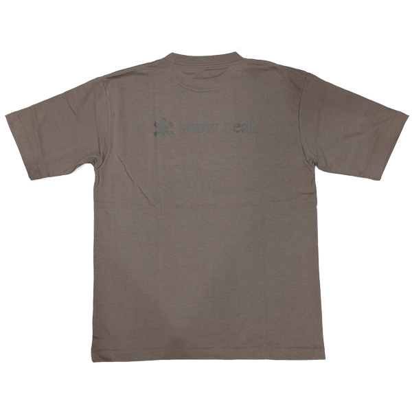 スノーピーク SP Back Printed Logo T Shirt グレー SPE-TS-23AU00203GY