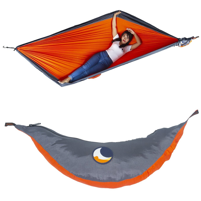 チケットトゥザムーン Ticket To The Moon オリジナルハンモック オレンジ／ダークグレー 41030