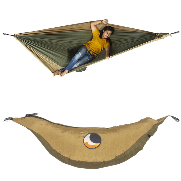 チケットトゥザムーン Ticket To The Moon オリジナルハンモック アーミーグリーン/ブラウン 41036