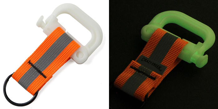 クレイジークリーク CRAZY CREEK グロー Dカラビナ オレンジ 12598217005000
