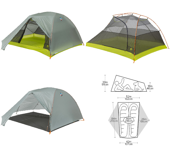 ビッグアグネス Big Agnes タイガーウォール UL2 BA-TTWUL-225