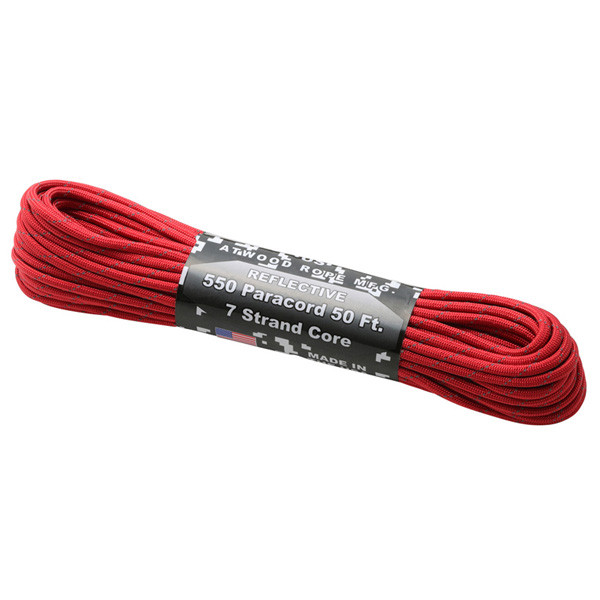 アトウッドロープ Atwood Rope パラコード リフレクティブ レッド 44023