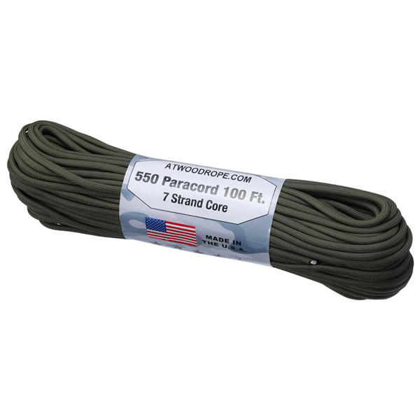 アトウッドロープ Atwood Rope パラコード オリーブドラブ 4mm x 30m 44030