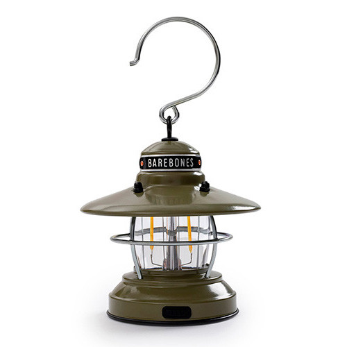 ベアボーンズリビング Barebones Living ミニエジソンランタン LED オリーブドラブ 20230009048000