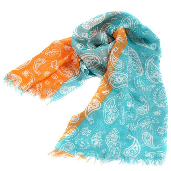 クレ Clef ヴェント ビッグ ストール ターコイズ RB6004