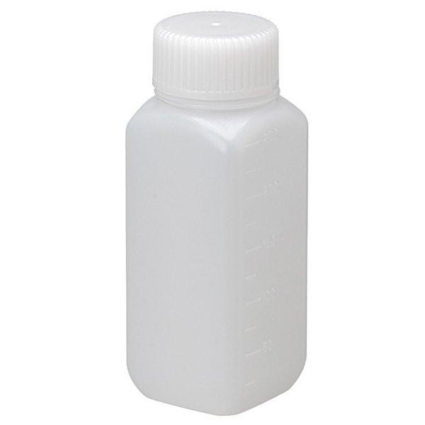 エバニュー EVERNEW 広口ポリ角ボトル 250ml EBY148