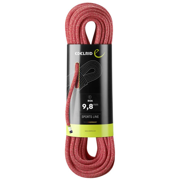 エーデルリッド EDELRID ボア 直径9.8mm 30m レッド ER71079.030