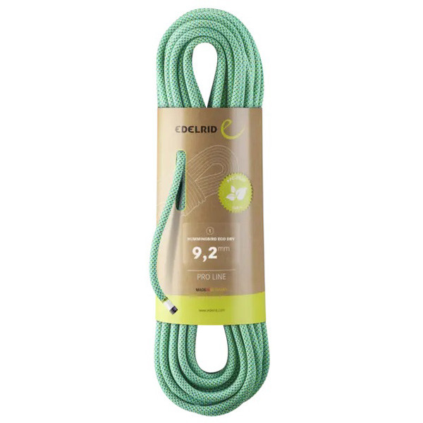 エーデルリッド EDELRID ハミングバード エコドライ 直径9.2mm 50m アイスミントシトラス ER71342.050