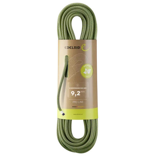 エーデルリッド EDELRID ハミングバード エコドライ 直径9.2mm 60m ナイトシトラス ER71342.060