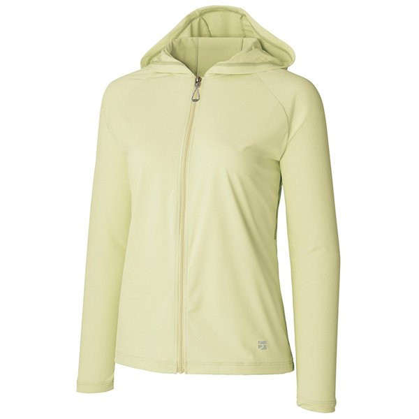 ファイントラック ドラウトシェードフルジップパーカー ウィメンズ シトロンベージュ Lサイズ FMW1900-CTBG