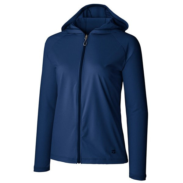 ファイントラック ドラウトシェードフルジップパーカー ウィメンズ ネイビー Lサイズ FMW1900-NAVY