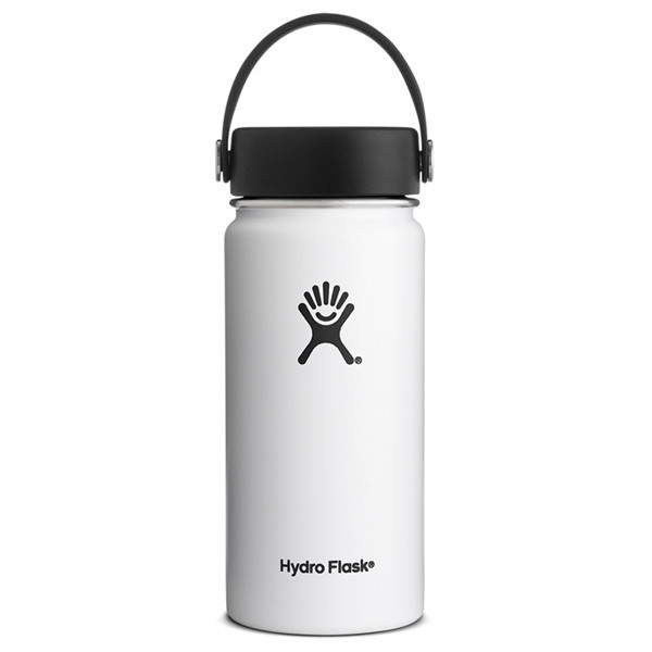 ハイドロフラスク HydroFlask 16oz 473ml ワイドマウス Wide Mouth ホワイト 5089022